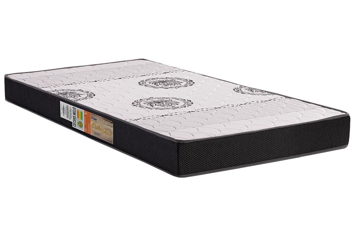 Cama Box Baú CRC +Colchão Ortopédico Class Polar