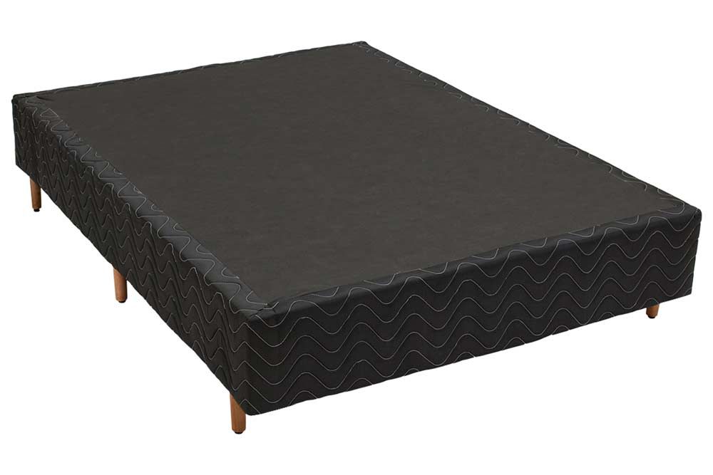 Cama Box CRC +Colchão Espuma D33 Pérola Polar