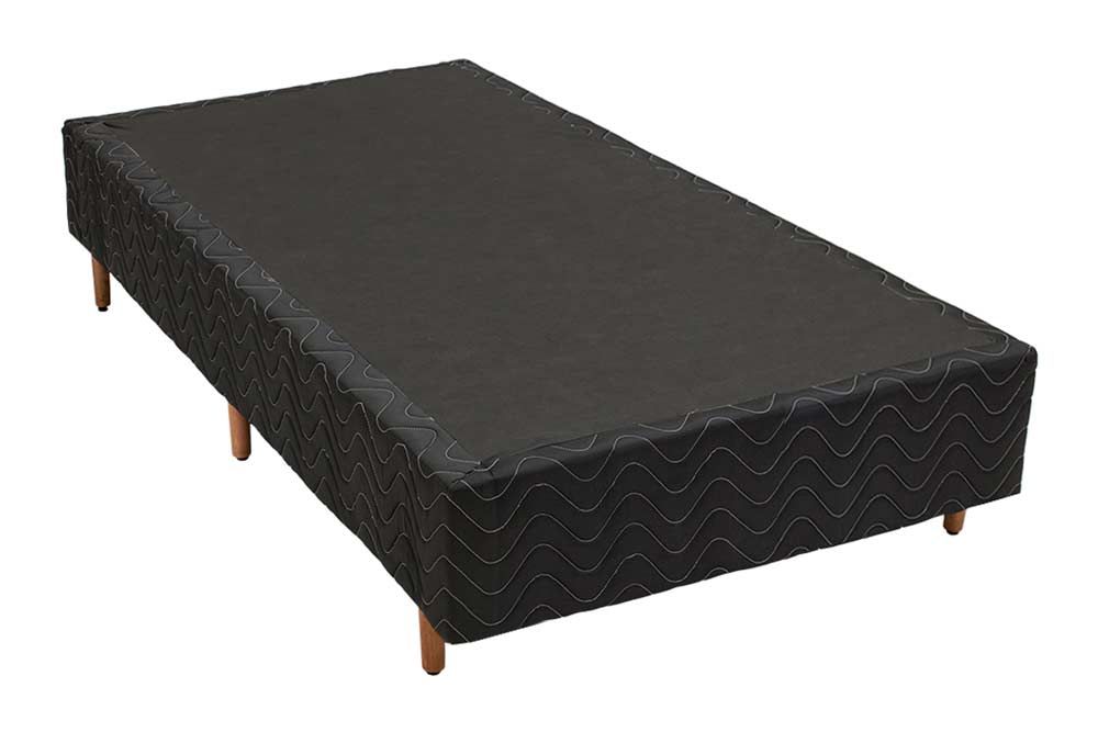 Cama Box CRC +Colchão Espuma D33 Pérola Polar