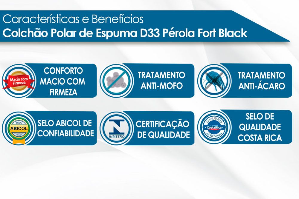 Cama Box Filhão +Colchão Espuma D33 Pérola Polar