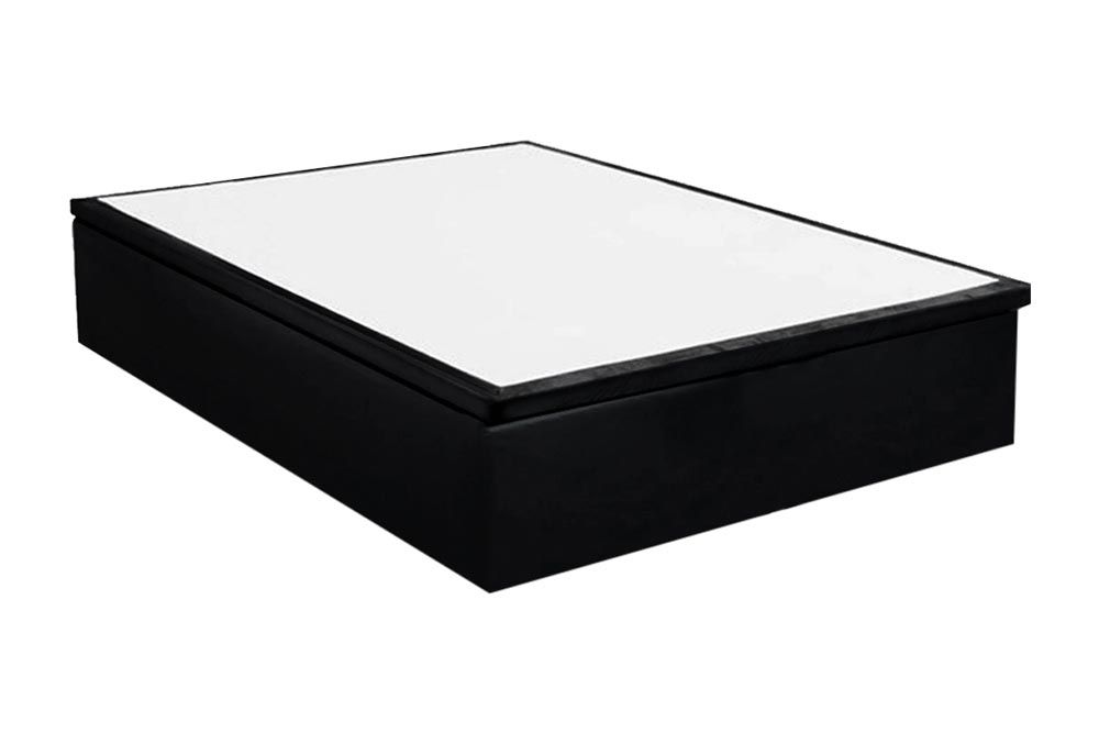 Cama Box Baú CRC +Colchão Espuma D20 Pérola Polar