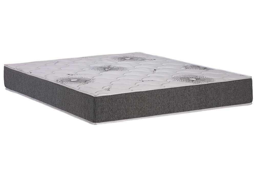 Cama Box Baú CRC +Colchão Espuma D33 Pérola Polar