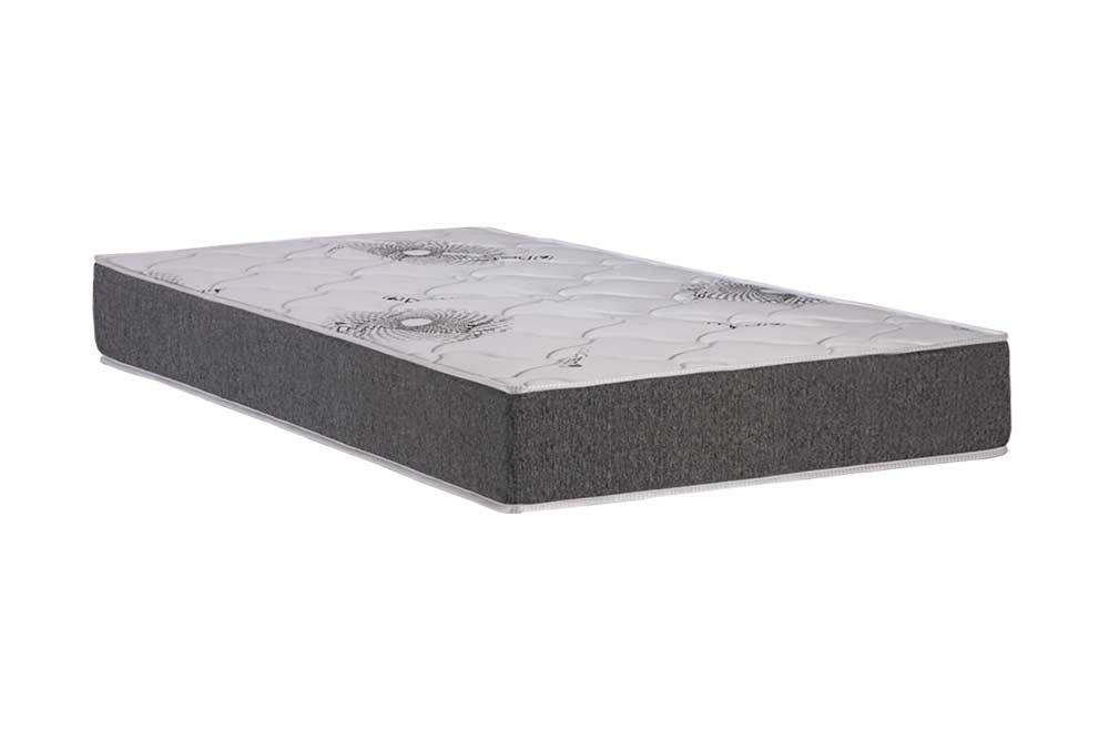 Cama Box CRC +Colchão Espuma D33 Pérola Polar