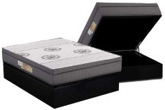 Cama Box Baú Filhão +Colchão Ortopédico Hiper Polar