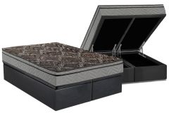 Cama Box Baú Filhão +Colchão Ortopédico Firme Paropas