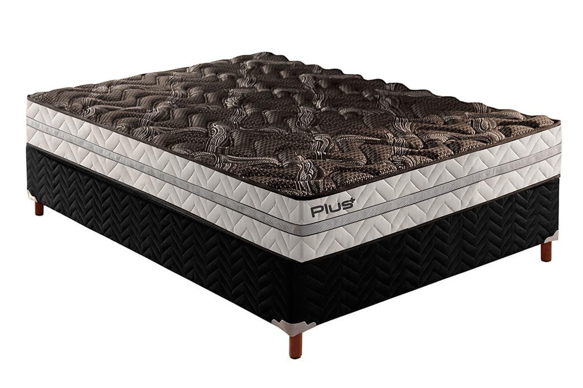 Cama Box CRC +Colchão Espuma D33 Pasquale Paropas