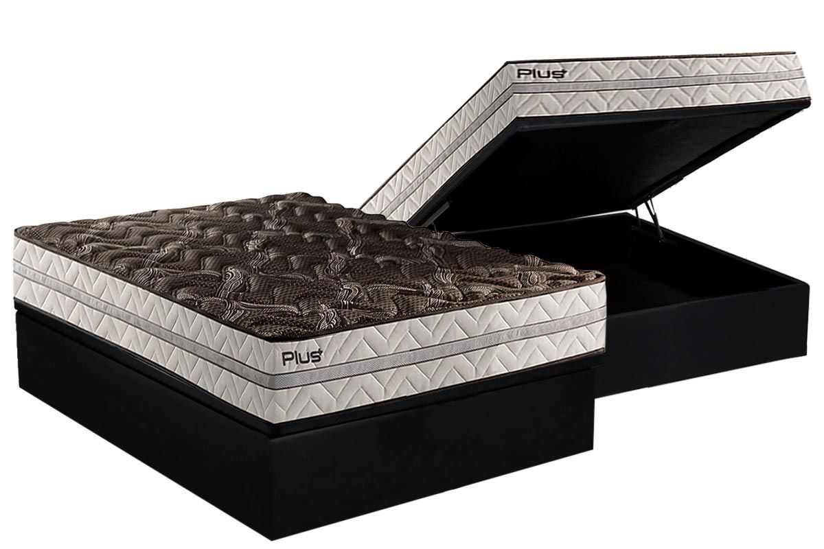Cama Box Baú CRC +Colchão D33 Pasquale Paropas