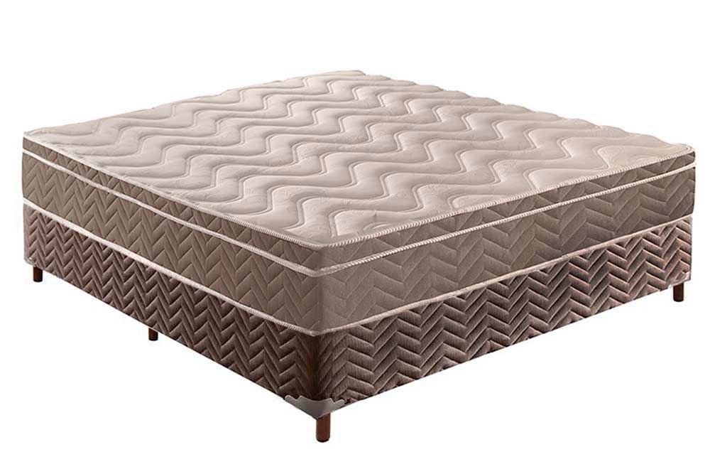Cama Box CRC +Colchão Ortopédico Ultra Paropas