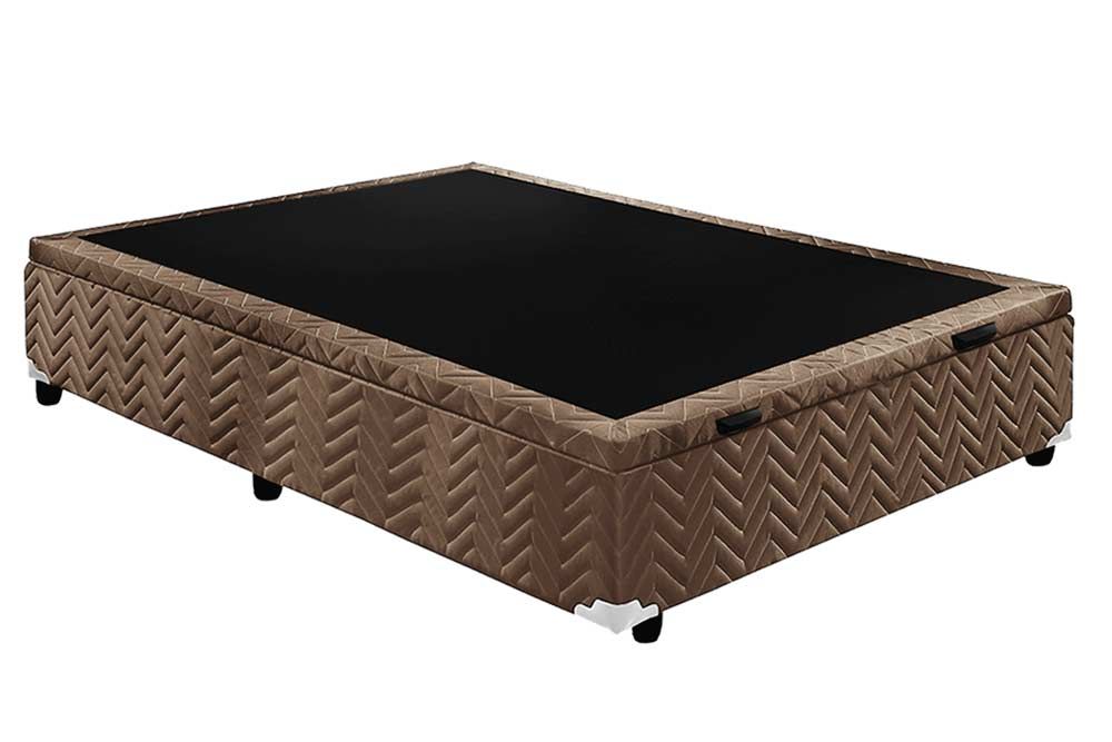 Cama Box Baú CRC +Colchão Ortopédico Ultra Paropas