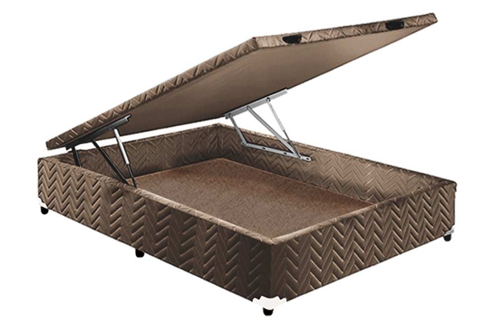Cama Box Baú CRC +Colchão Ortopédico Ultra Paropas