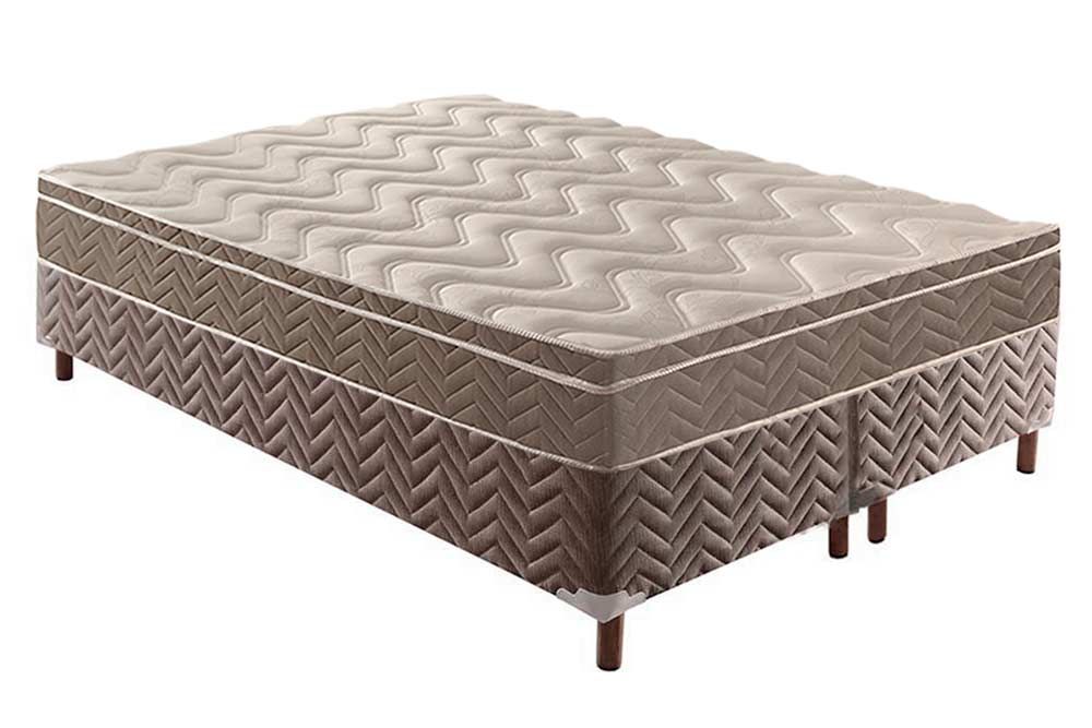Cama Box CRC +Colchão Ortopédico Ultra Paropas