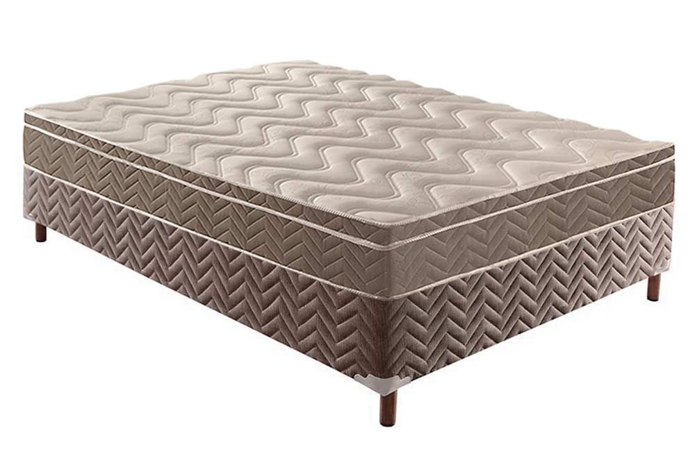 Cama Box CRC +Colchão Ortopédico Ultra Paropas