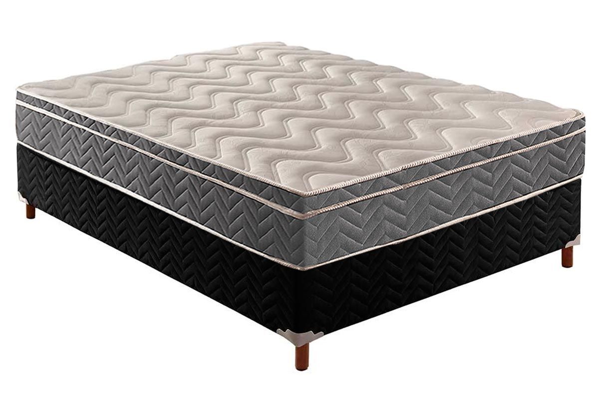 Cama Box CRC +Colchão Ortopédico Mega Paropas
