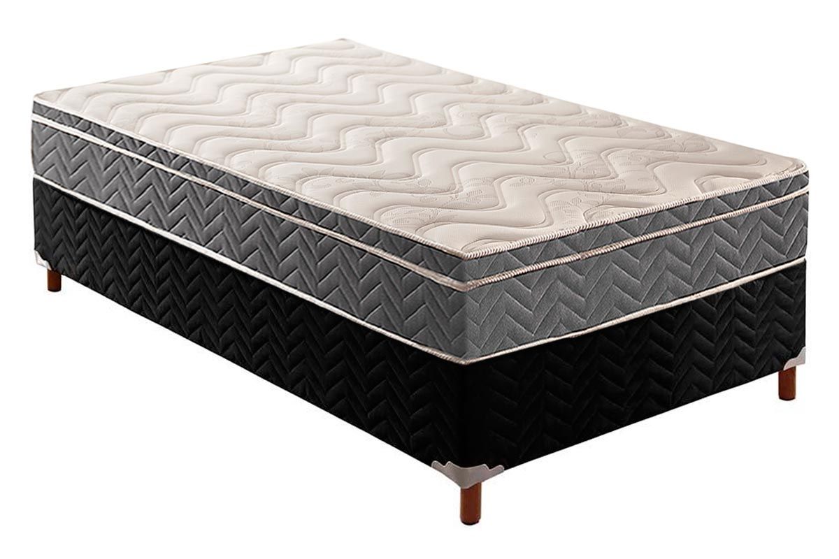 Cama Box CRC +Colchão Ortopédico Mega Paropas
