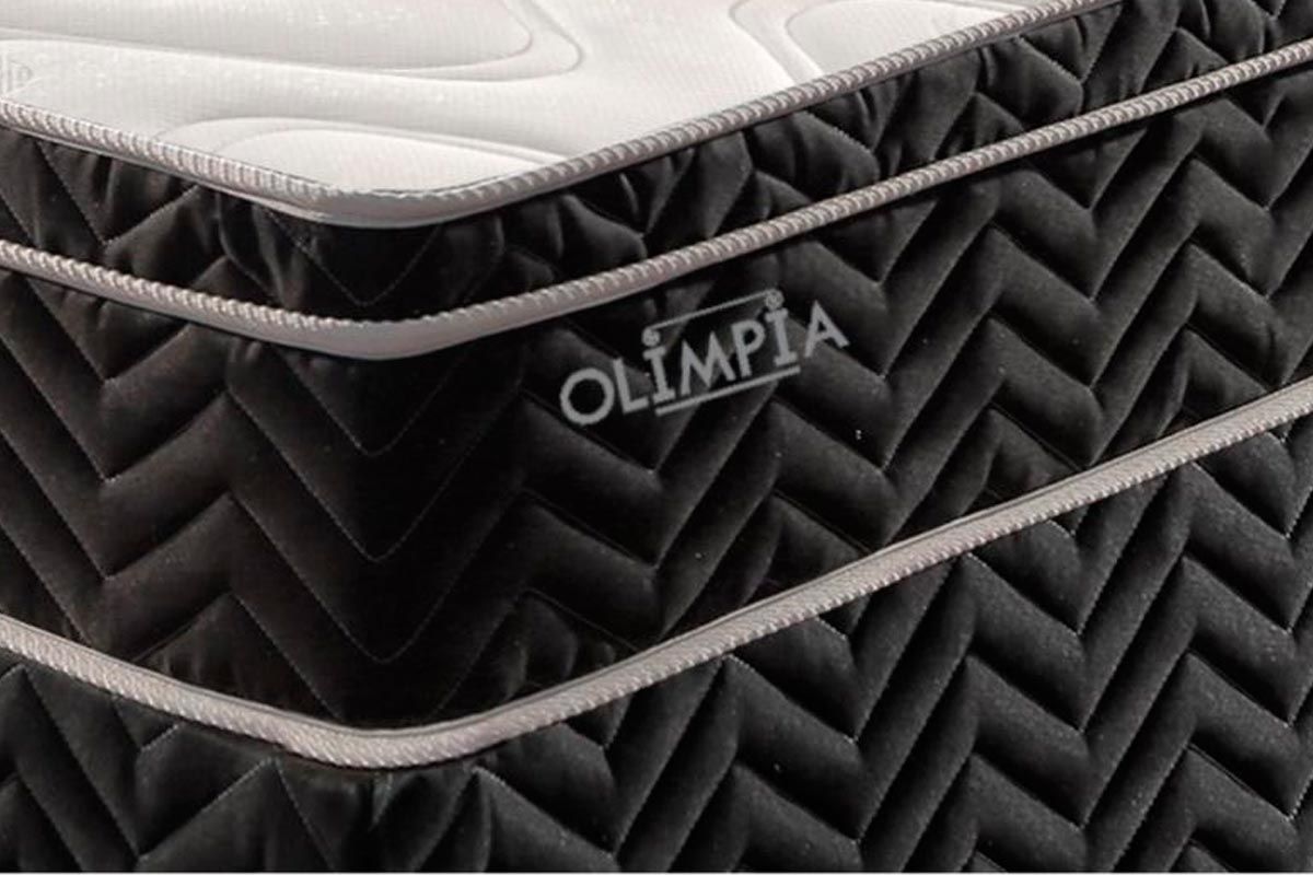 Cama Box Baú CRC +Colchão Molas Olímpia Paropas