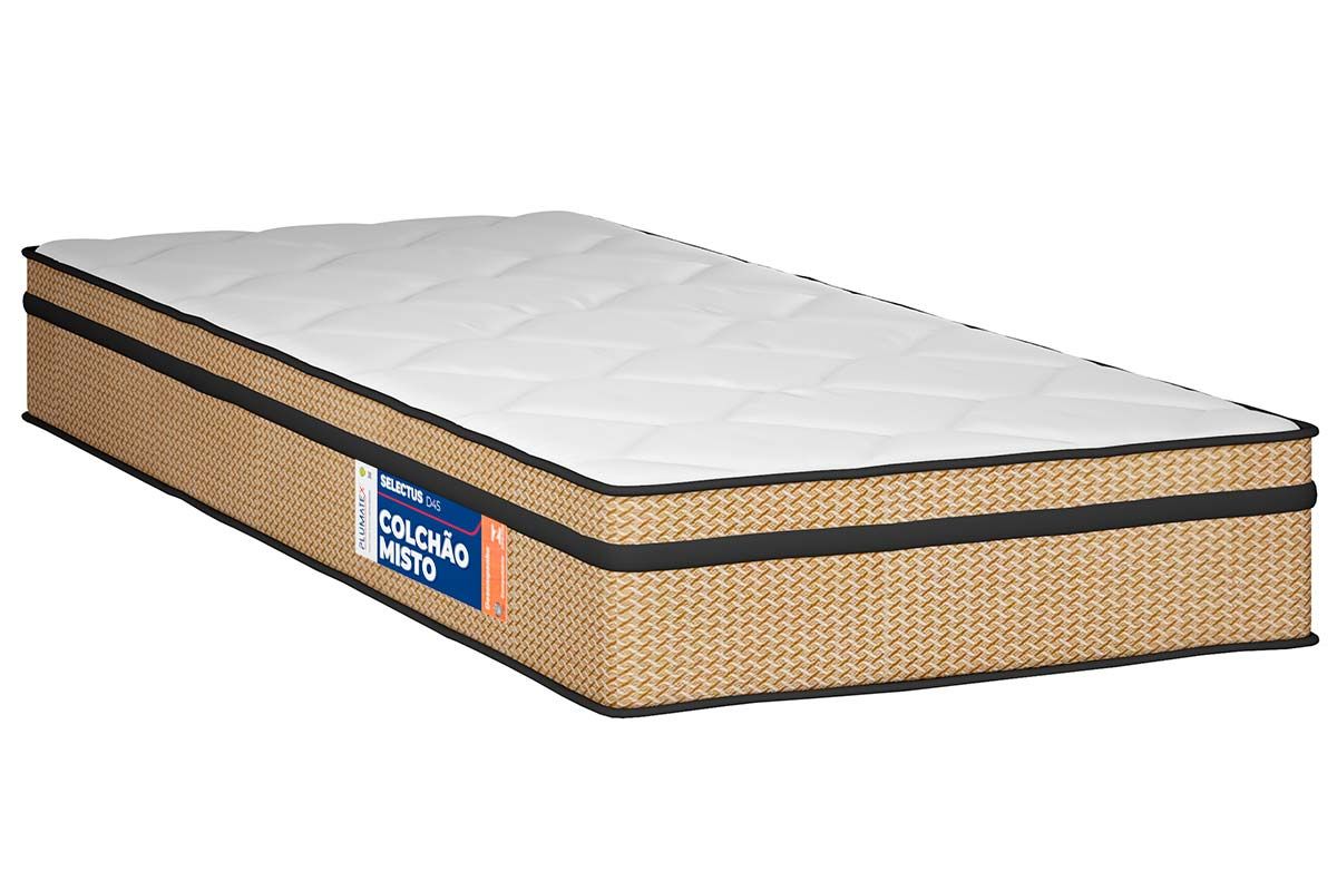 Colchão Ortopédico Plumatex D45 SelectusSolteiro - 88x188x24 Colchão Ortopédico Plumatex D45 SelectusSolteiro - 88x188x24