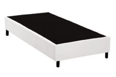 Cama Box Base Universal Courano White - Filhão - Solteiro - 96x203x20
