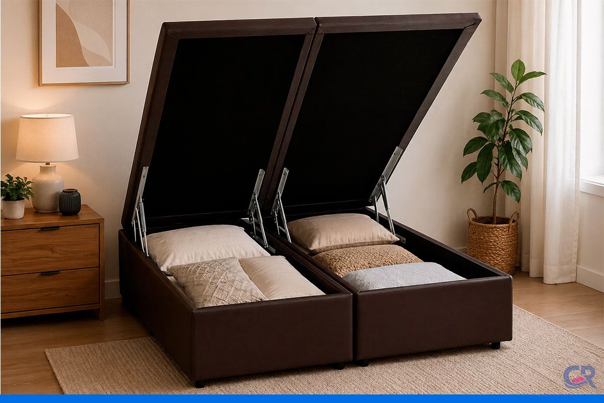 Cama Box Baú Filhão Corano Brown