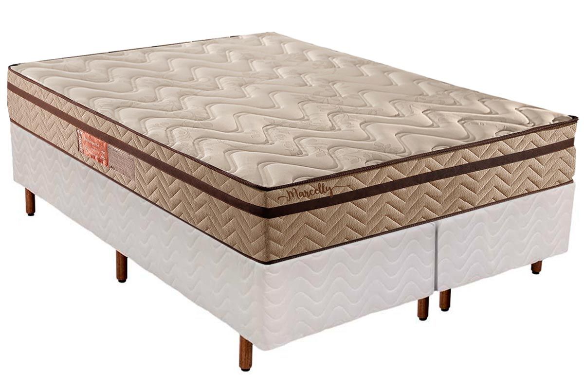 Cama Box CRC +Colchão Molas Marcelly Paropas