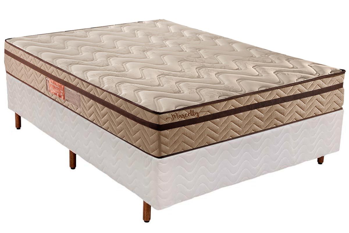 Cama Box CRC +Colchão Molas Marcelly Paropas