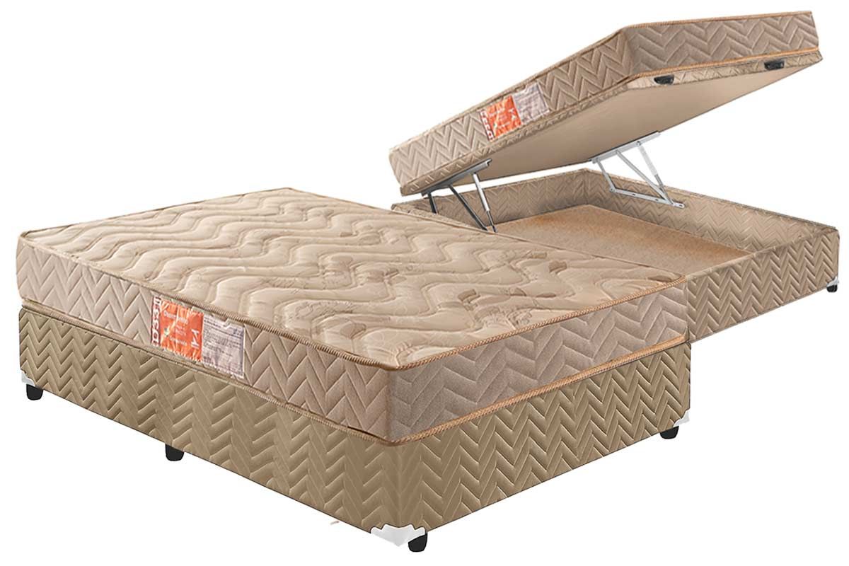 Cama Box Baú CRC +Colchão D33 Pasquale Paropas