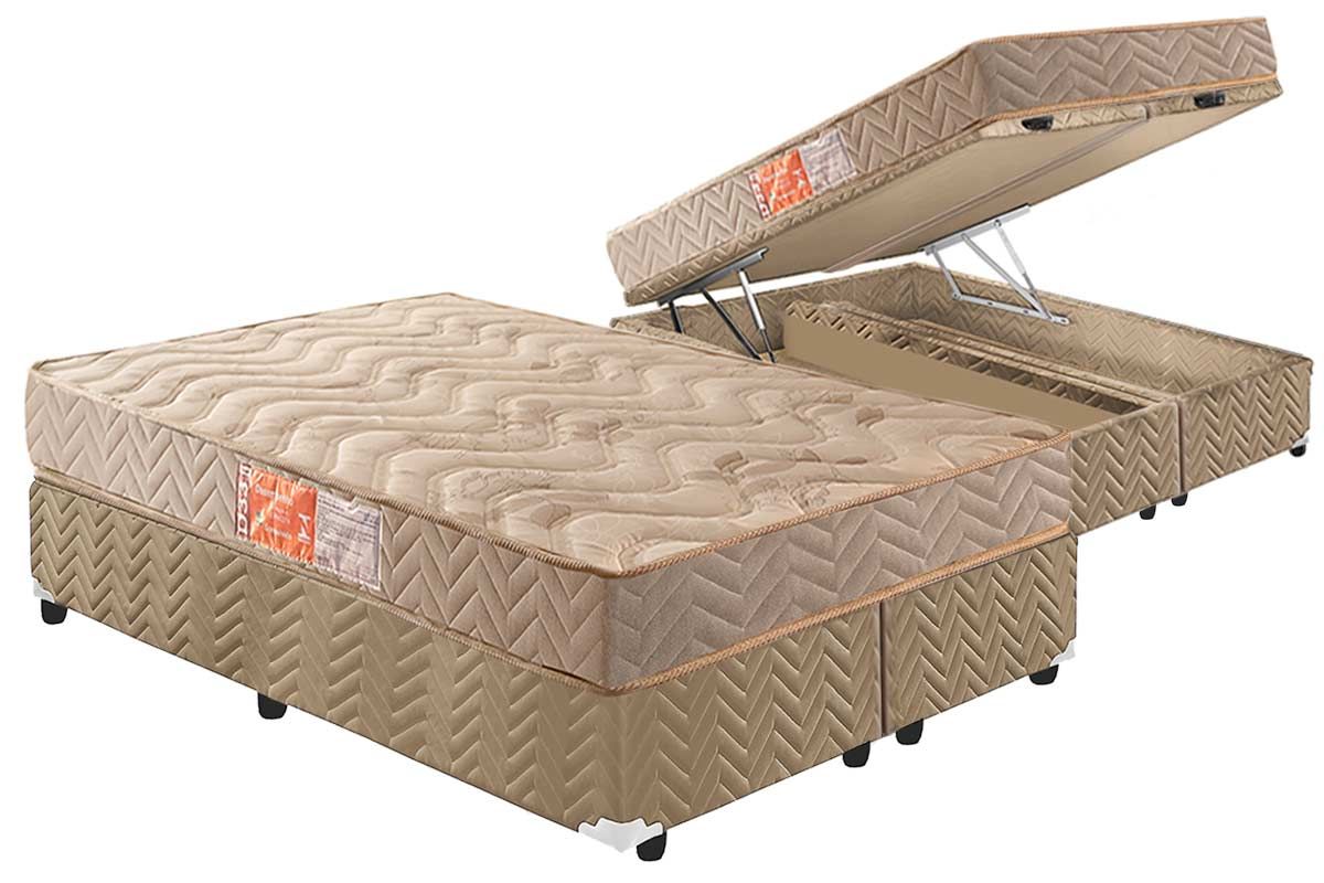Cama Box Baú CRC +Colchão D33 Pasquale Paropas
