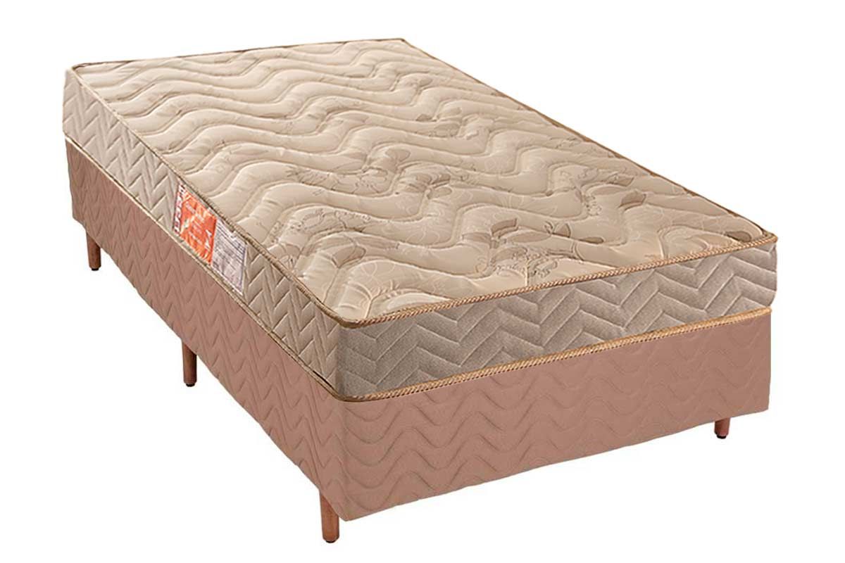 Cama Box CRC +Colchão Espuma D33 Pasquale Paropas