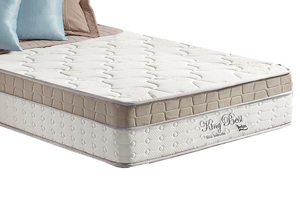 Cama Box Baú CRC +Colchão Molas King Best Anjos