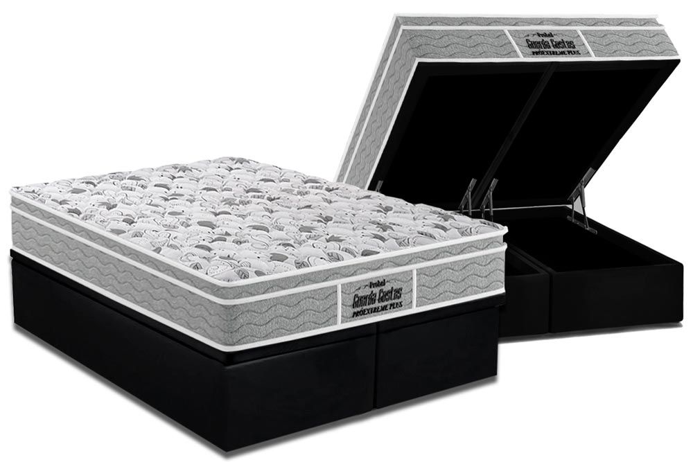 Cama Box Baú CRC +Colchão Ortopédico Extreme Probel
