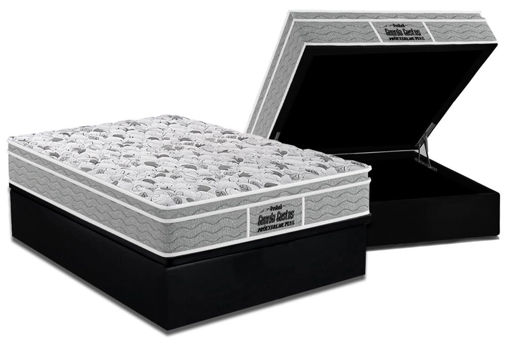 Cama Box Baú CRC +Colchão Ortopédico Extreme Probel