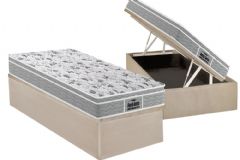 Cama Box Baú Filhão +Colchão Ortopédico Extreme Probel