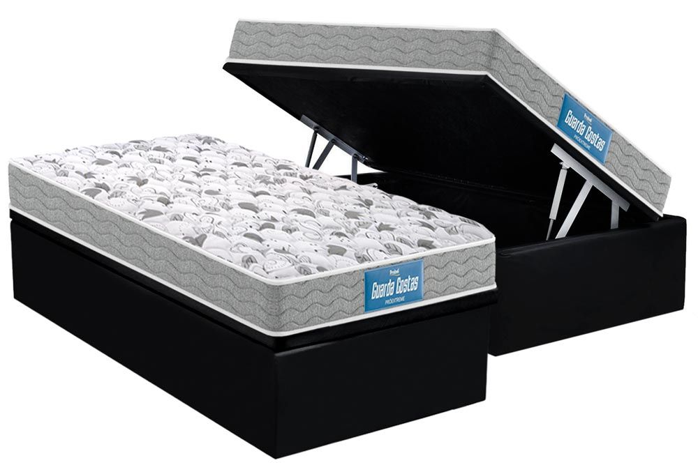 Cama Box Baú CRC +Colchão Ortopédico Extreme Probel