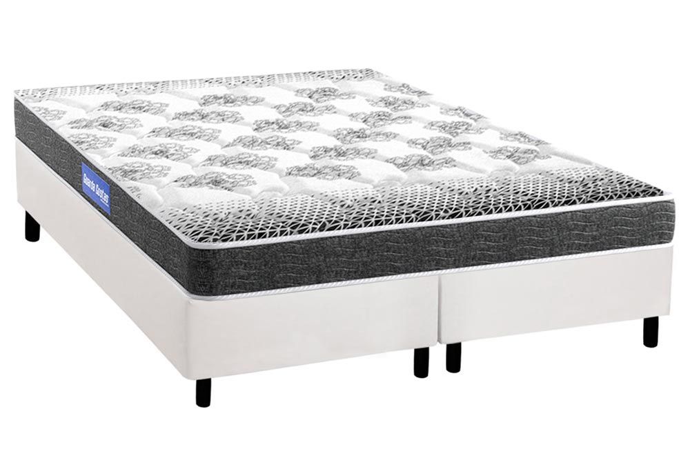 Cama Box CRC +Colchão Espuma D20 Resistente Probel