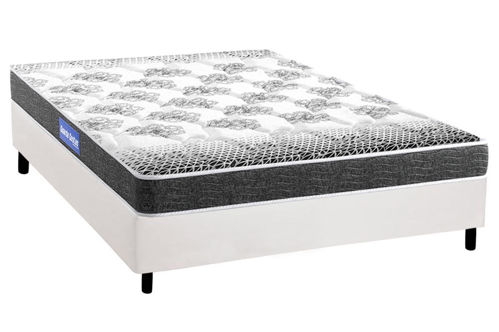 Cama Box CRC +Colchão Espuma D20 Resistente Probel