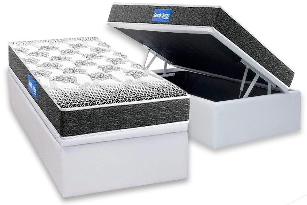 Cama Box Baú CRC +Colchão D20 Resistente Probel