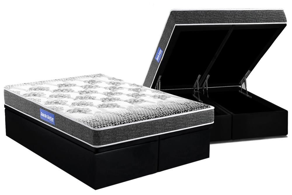 Cama Box Baú CRC +Colchão D20 Resistente Probel
