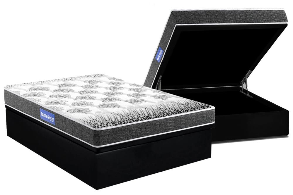Cama Box Baú CRC +Colchão D20 Resistente Probel