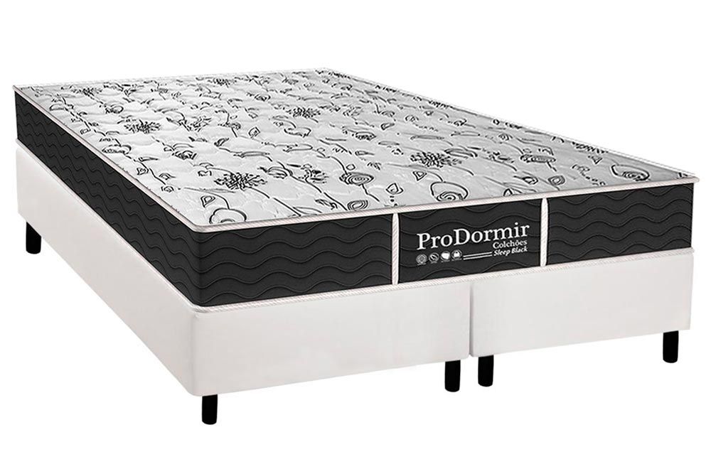 Cama Box CRC +Colchão Molas Sleep Probel