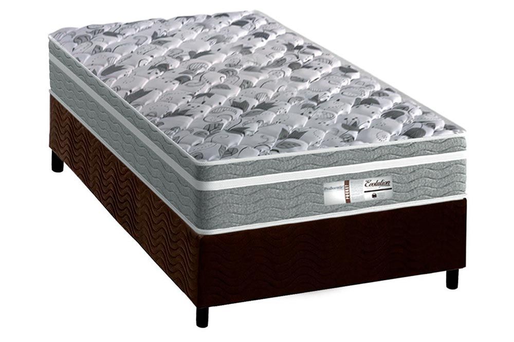 Cama Box CRC +Colchão Molas Evolution Probel
