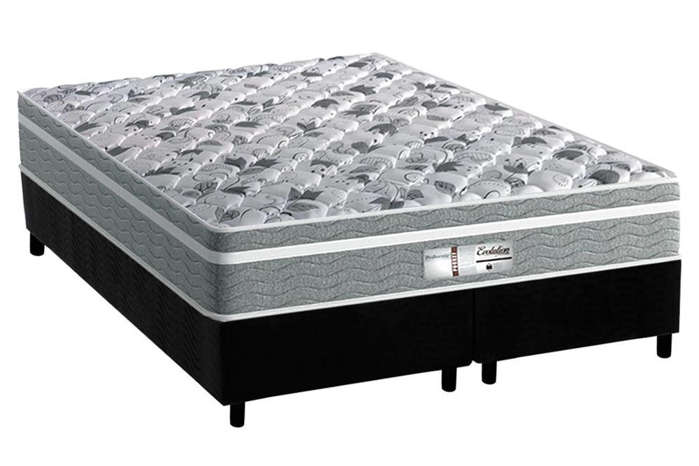Cama Box CRC +Colchão Molas Evolution Probel
