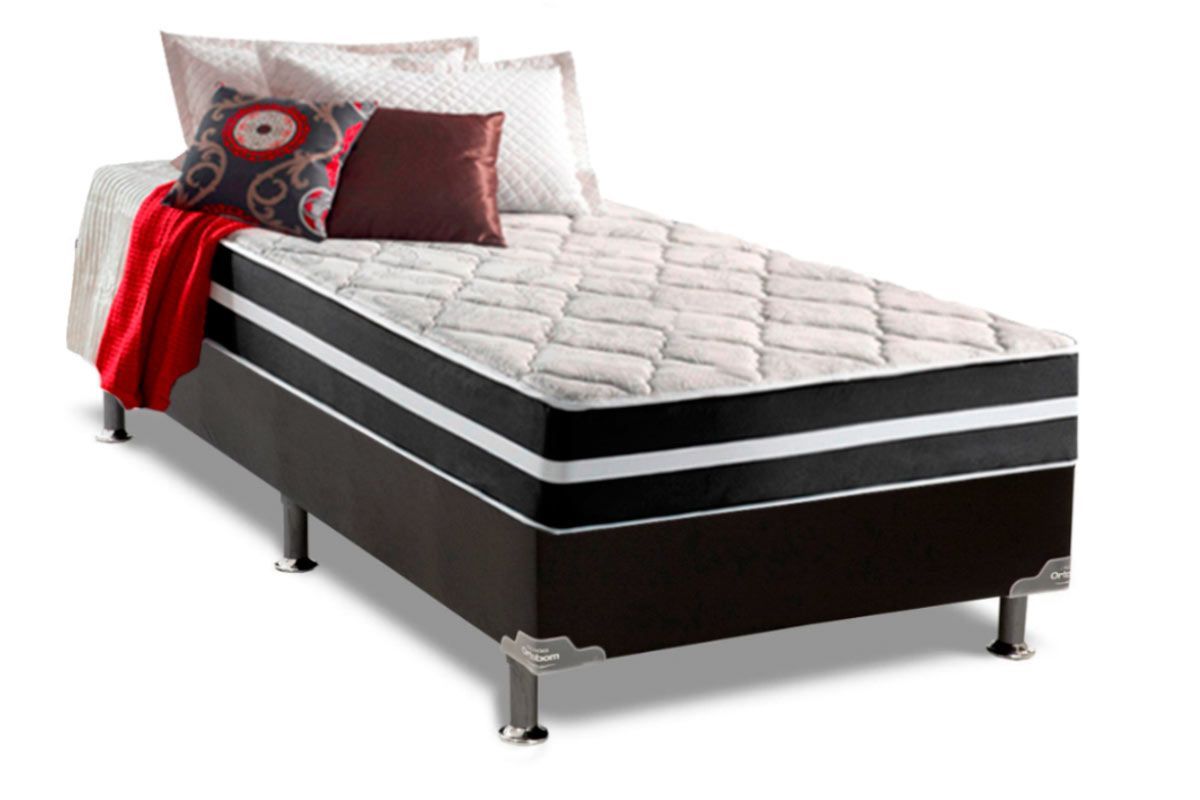 Cama Box CRC +Colchão Molas Classic Anjos