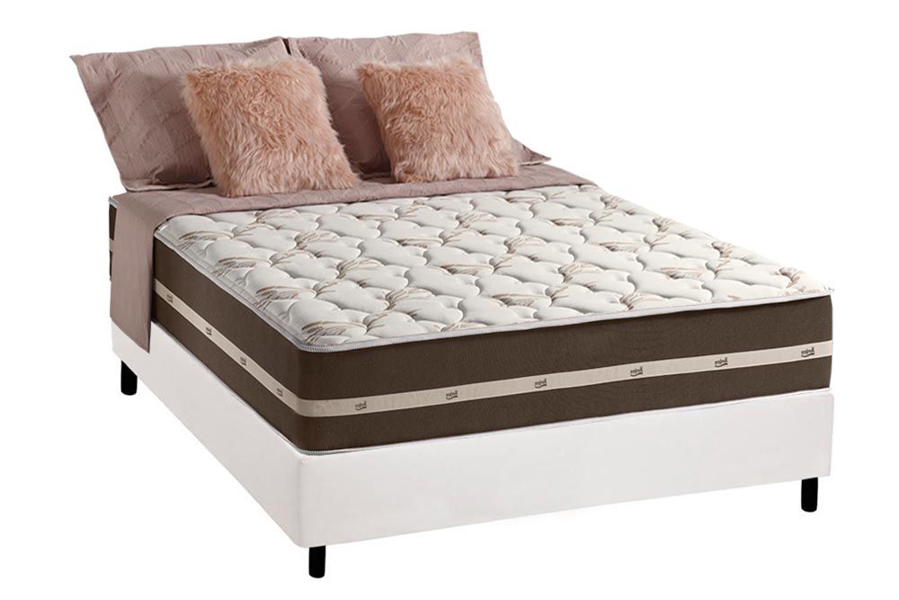 Cama Box CRC +Colchão Molas Classic Anjos
