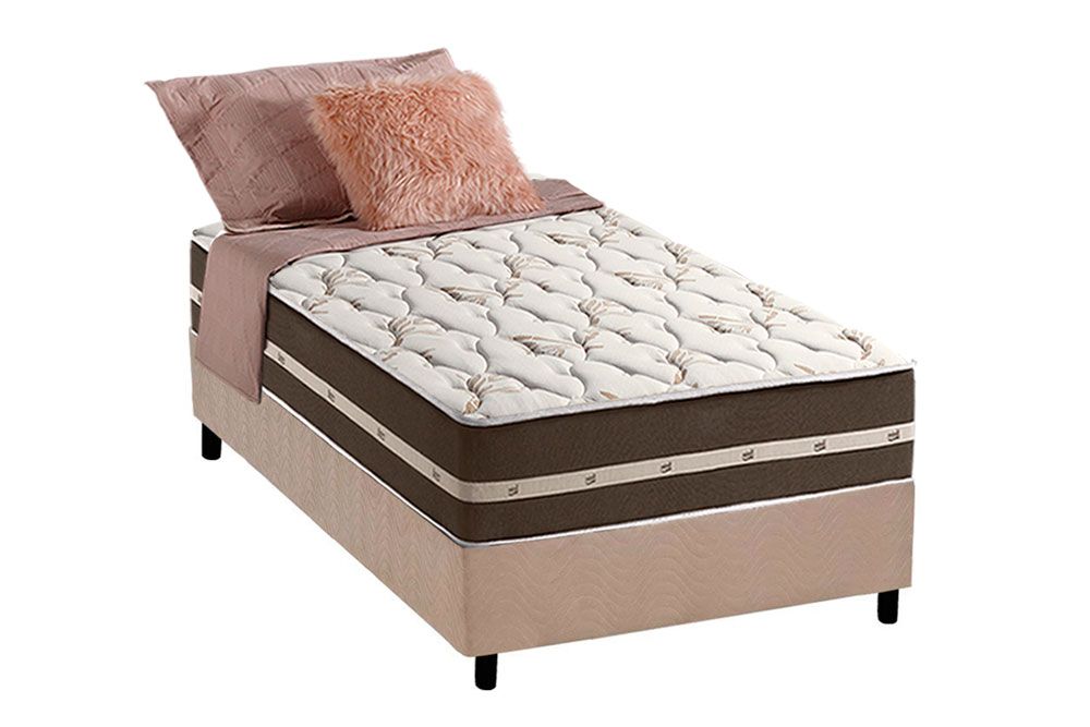 Cama Box CRC +Colchão Molas Classic Anjos