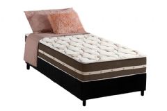 Cama Box Filhão +Colchão Molas Classic Anjos