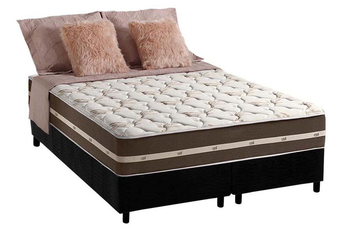 Cama Box CRC +Colchão Molas Classic Anjos