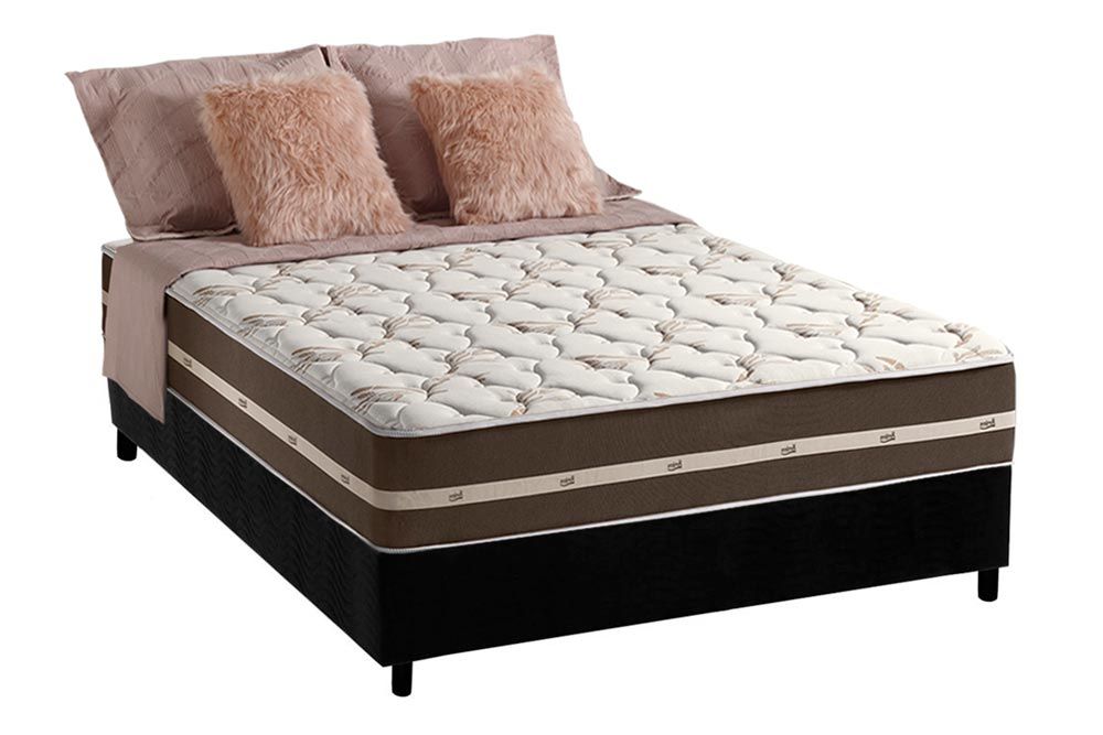 Cama Box CRC +Colchão Molas Classic Anjos