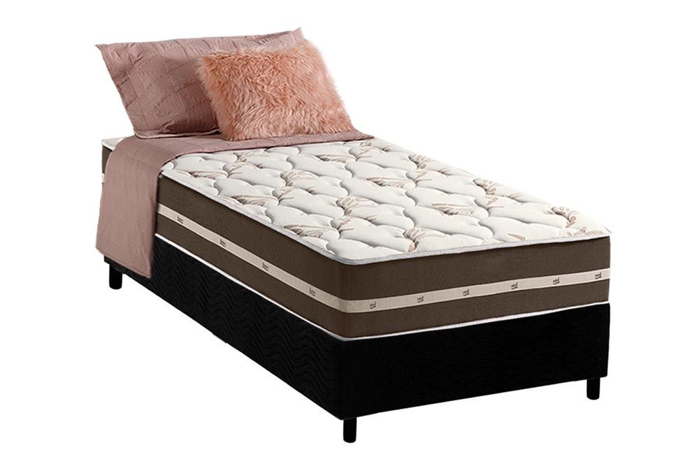 Cama Box CRC +Colchão Molas Classic Anjos