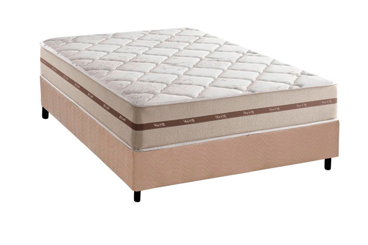 Cama Box CRC +Colchão Molas Classic Anjos