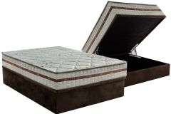 Cama Box Baú Filhão +Colchão Molas Classic Anjos
