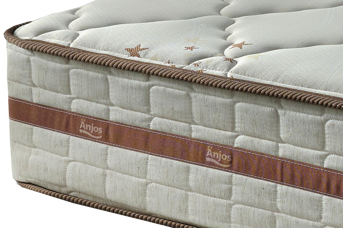 Cama Box Baú CRC +Colchão Molas Classic Anjos